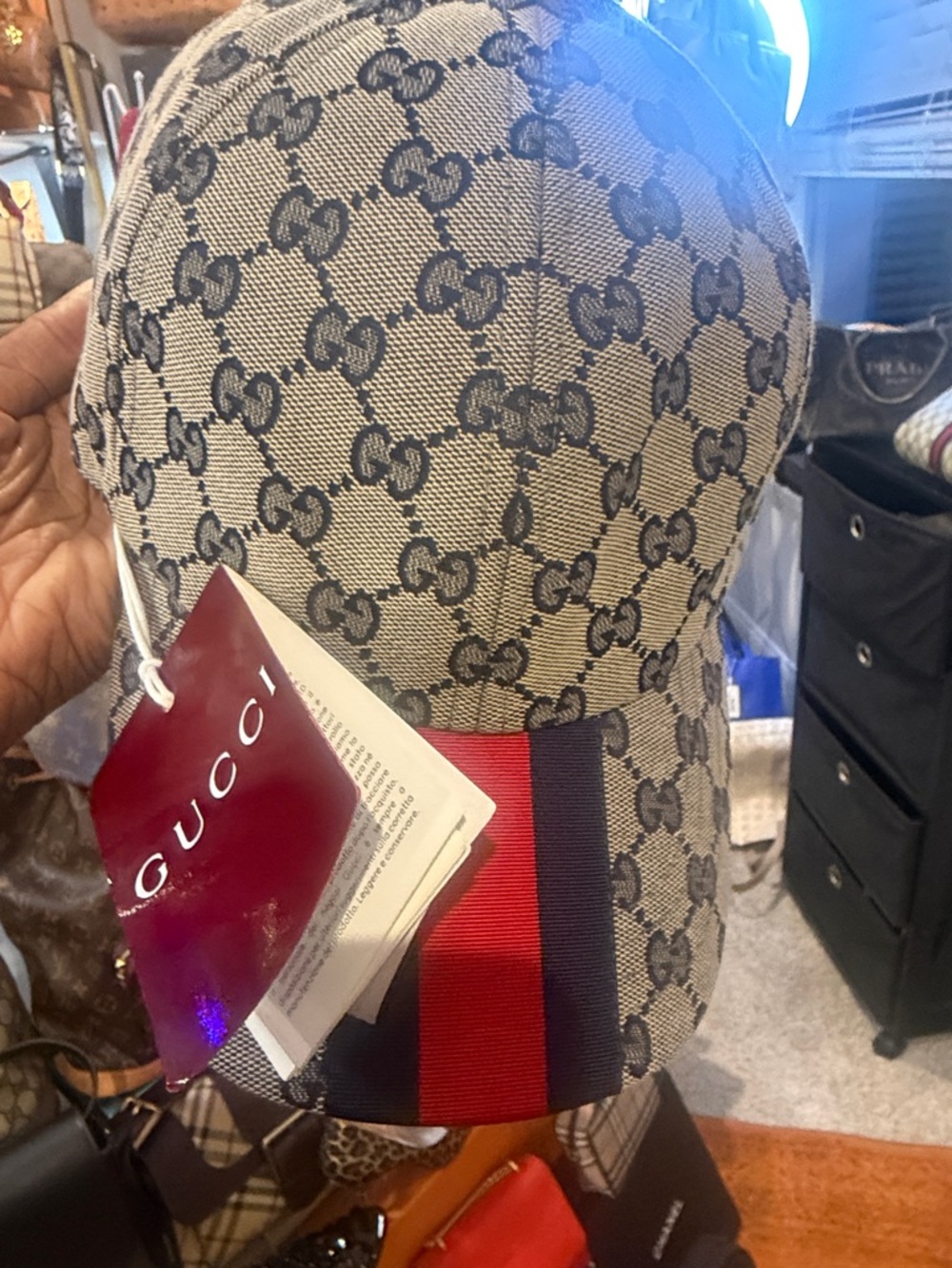 authentic Gucci Hat Brand New
